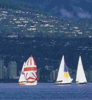 Sailboats in Vancouver