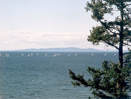 Sailboats near Whiterock