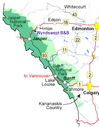 Bed and breakfast jasper the wyndswept bed and breakfast near jasper alberta canada