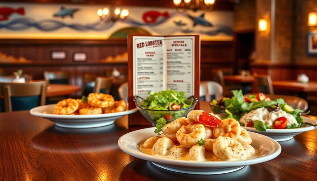 Red Lobster senior menu with prices