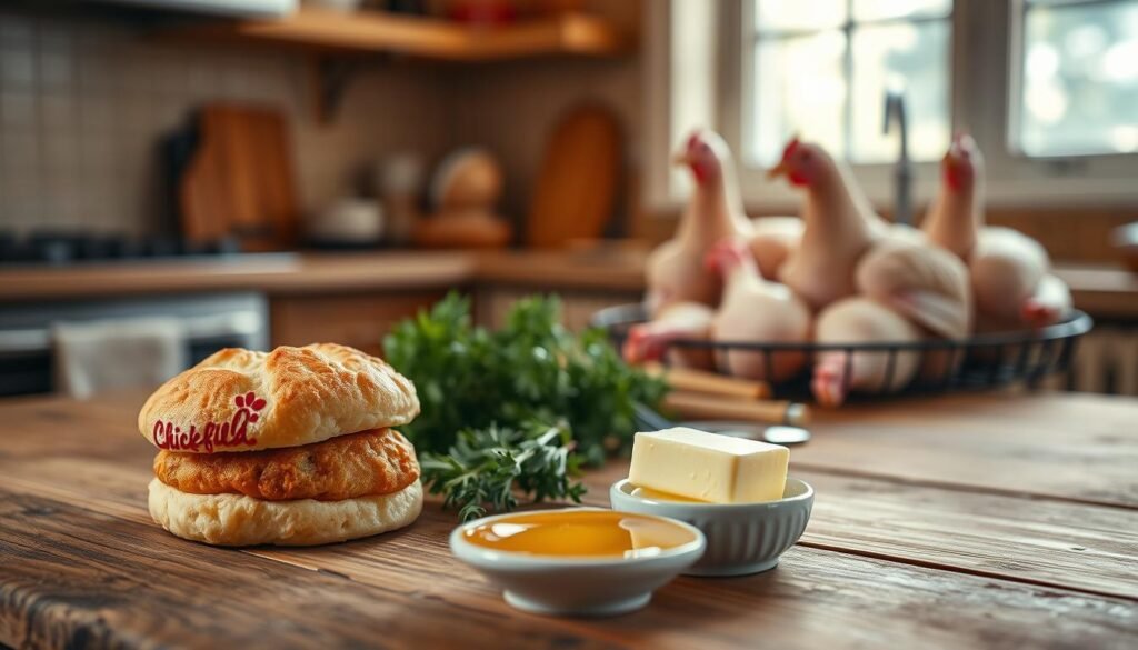 chicken biscuit chick fil a calories​