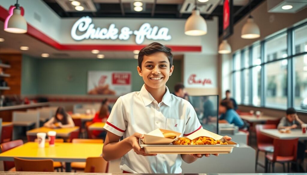 does chick fil a hire at 14