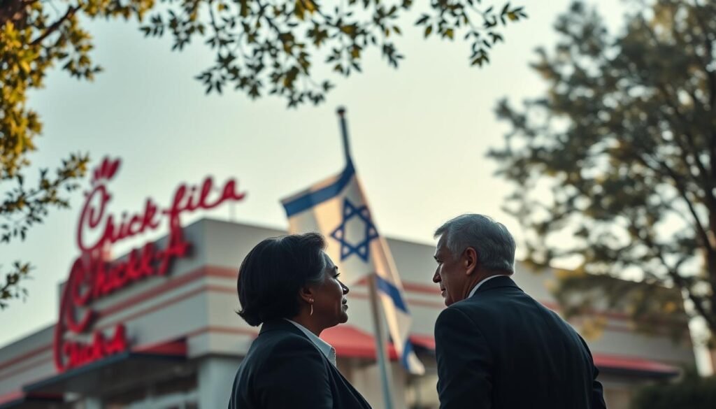 does chick fil a support Israel