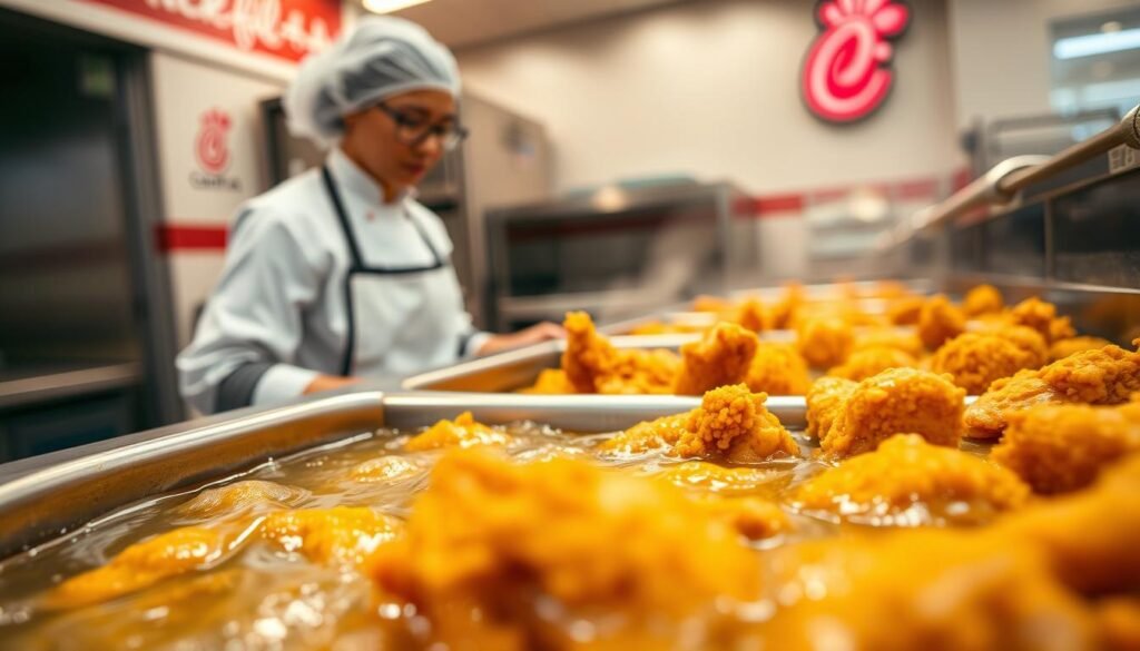 does chick fil a use peanut oil