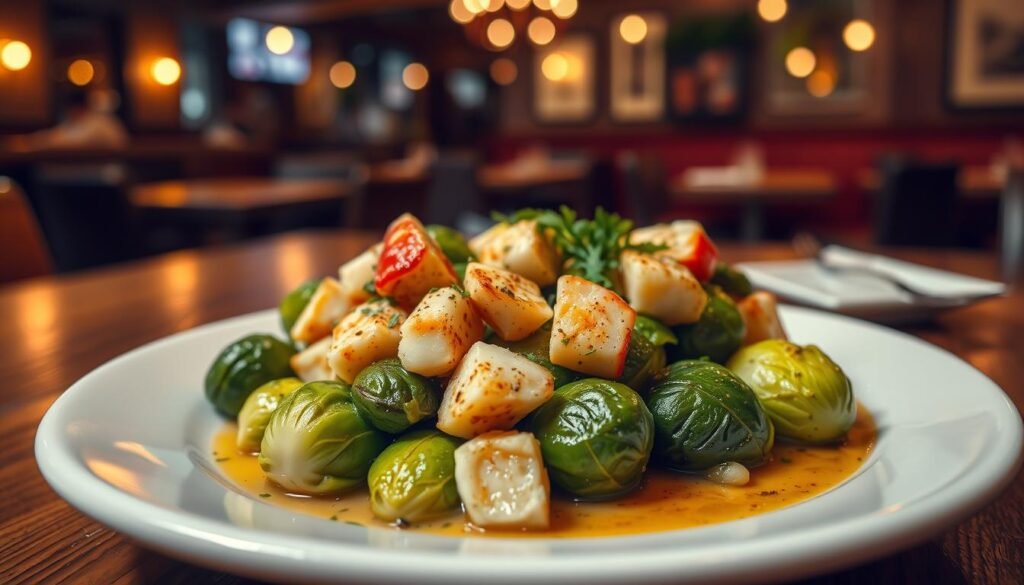red lobster brussel sprouts