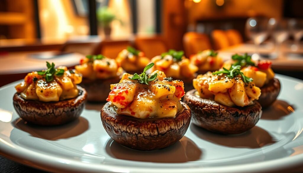red lobster stuffed mushrooms