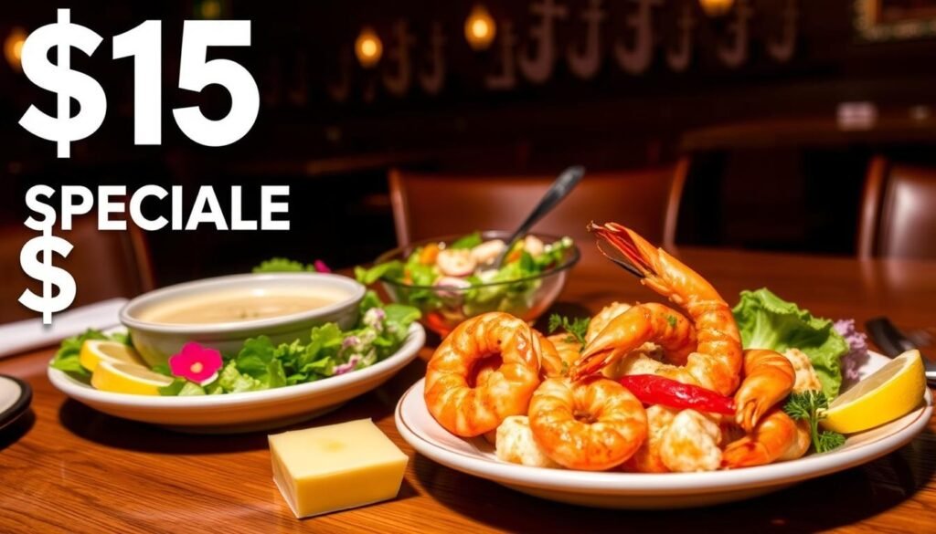 what are the $15 specials at red lobster