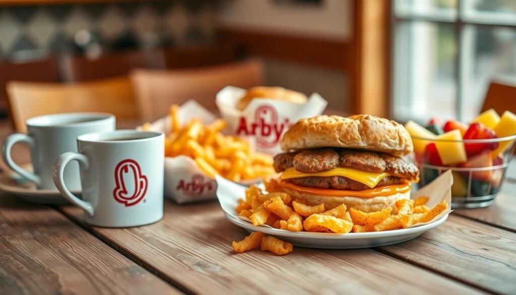 Arby's breakfast menu