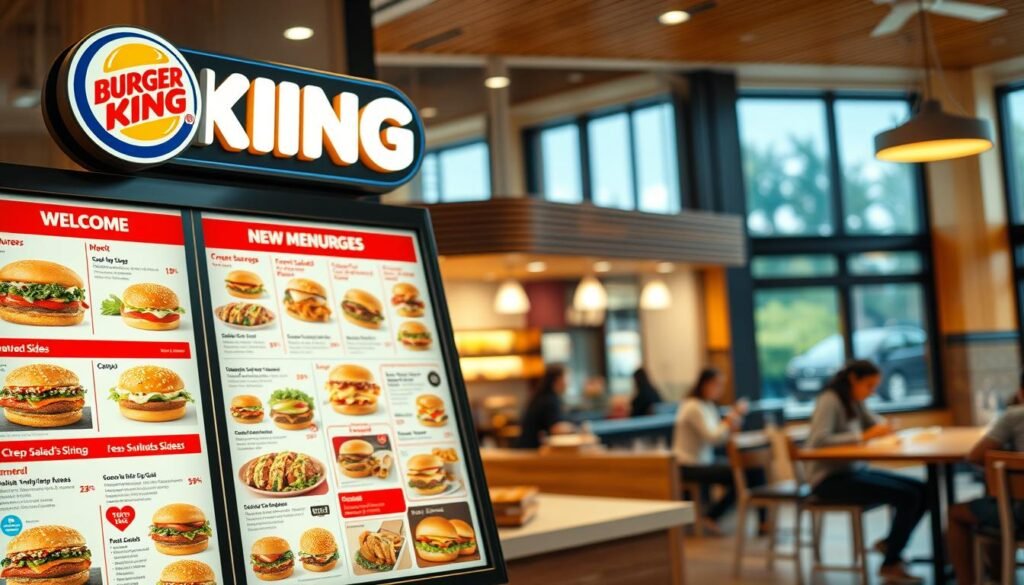Burger King menu with prices 2025