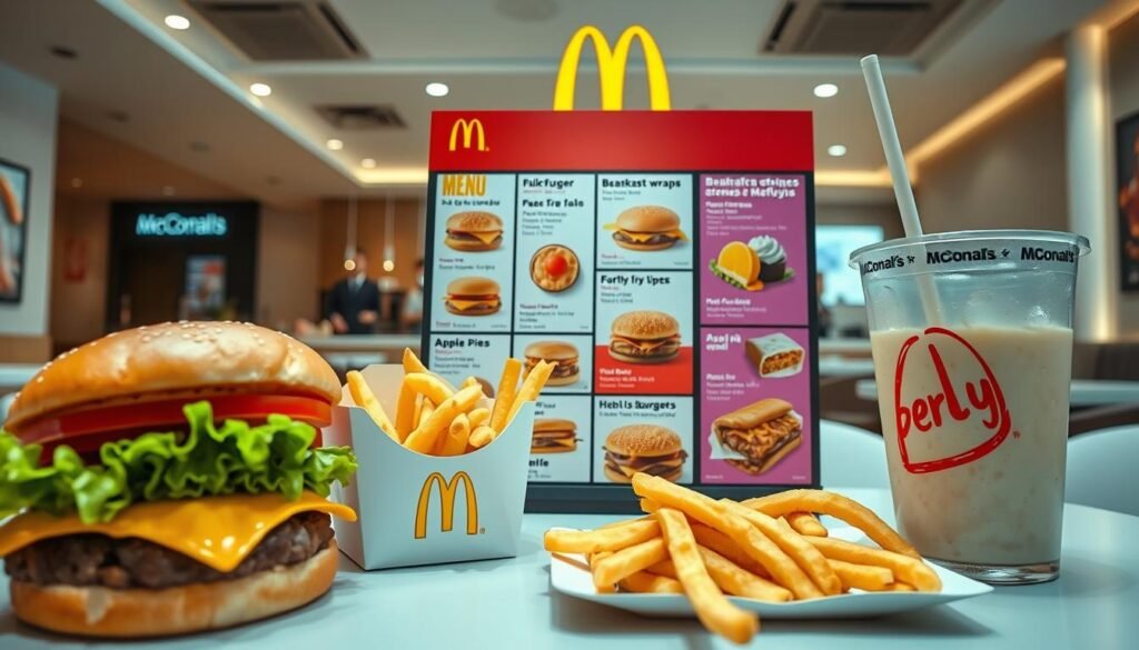 McDonald's UK menu