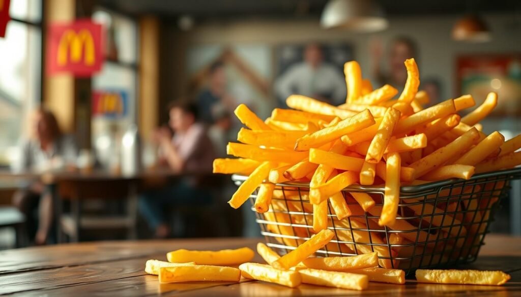 McDonald's basket of fries