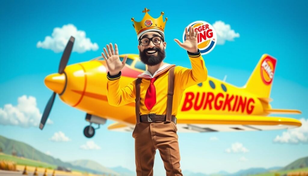 burger king plane guy