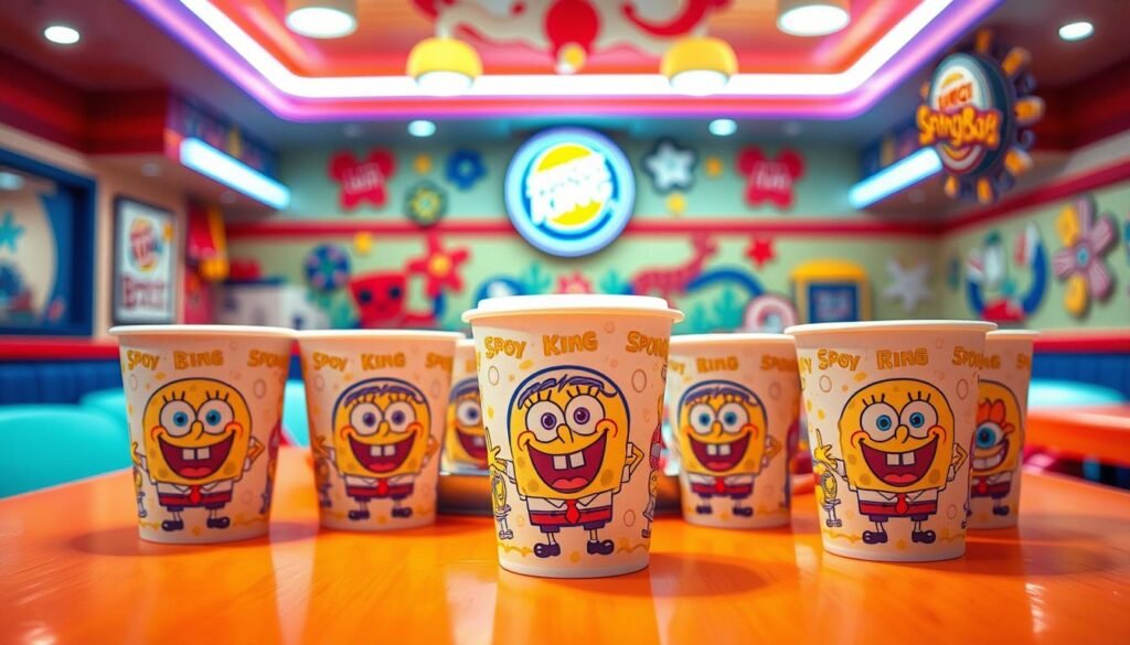 burger king spongebob cups