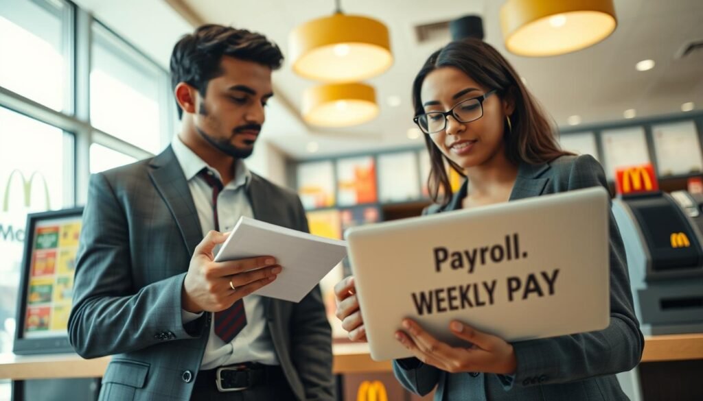 does mcdonald's pay weekly