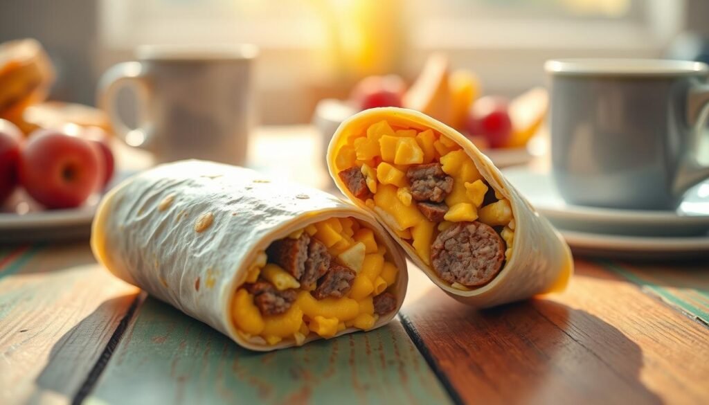 mcdonald's breakfast burrito calories