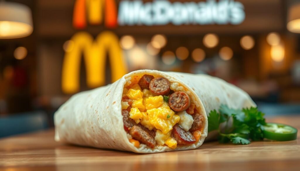 mcdonald's sausage burrito calories