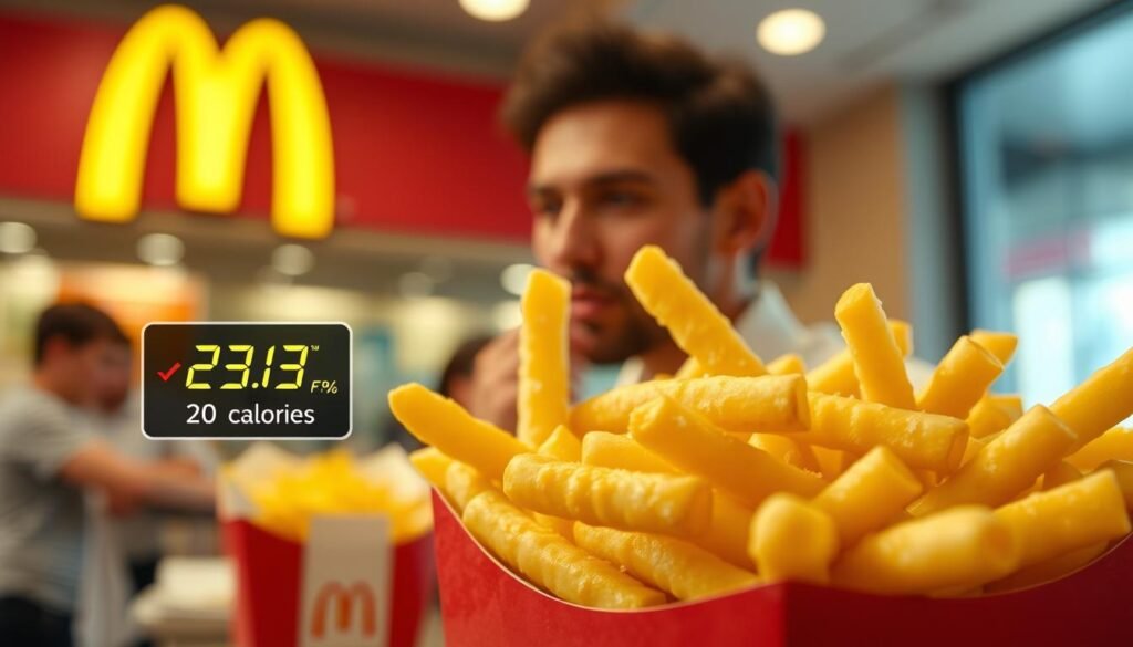 mcdonald's small fry calories